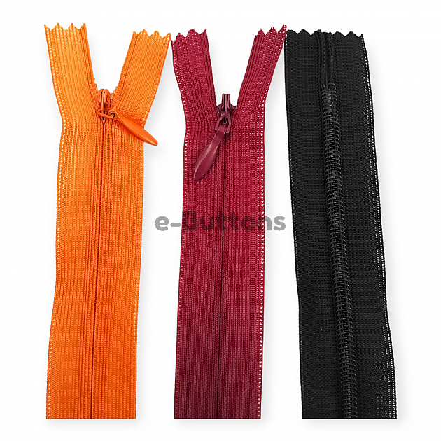 35 Cm #3 13,78" Invisible Nylon Conceal Knit Pant / Skirt / Dress / Upholstery Zipper ZPG0035TUL