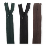 35 Cm #3 13,78" Invisible Nylon Conceal Knit Pant / Skirt / Dress / Upholstery Zipper ZPG0035TUL