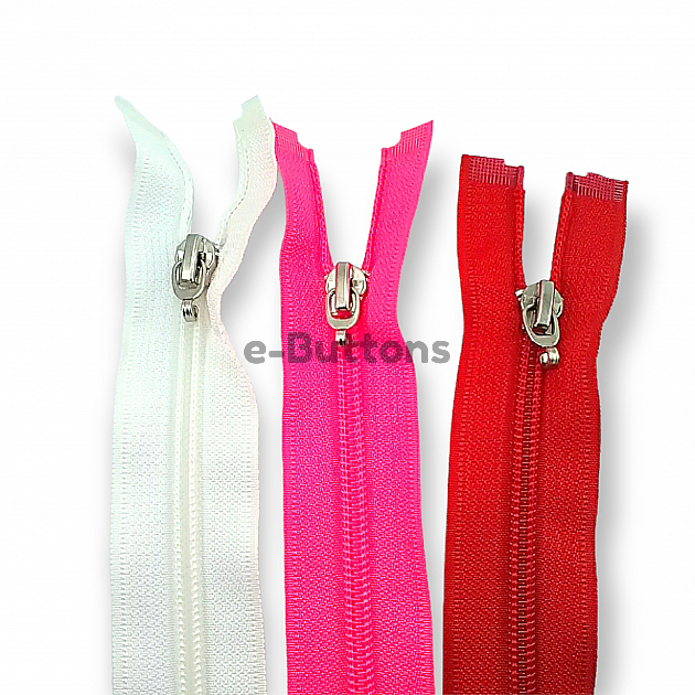 20 cm Nylon Coil Jacket Zipper #5 7,90"  Close End ZPS0020T10