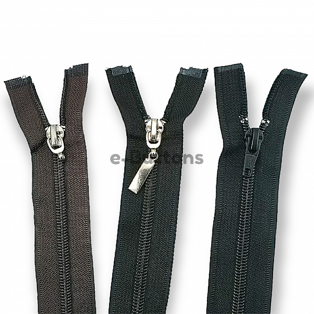 20 cm Nylon Coil Jacket Zipper #5 7,90"  Close End ZPS0020T10