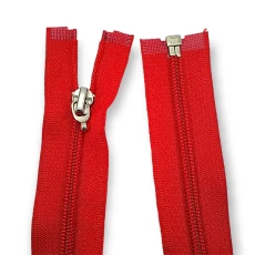 45 cm #5 17,71" Nylon Coil Jacket Zipper Open End - Separating ZPS0045T10