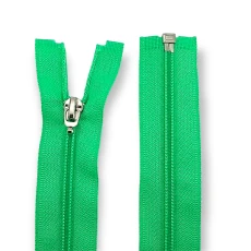 55 cm #5 21,66" Nylon Coil Jacket Zipper Open End - Separating ZPS0055T10