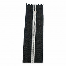 Nylon Coil Zipper 12 cm #5 4,70" Metallic Teeth Jacket Zipper Close End ZPSM0012T10 Nylon Coil Zipper 12 cm #5 4,70" Metallic Teeth Jacket Zipper Close End ZPSM0012T10
