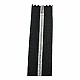 Nylon Coil Zipper 14 cm #5 5,51" Metallic Teeth Jacket Zipper Close End ZPSM0014T10