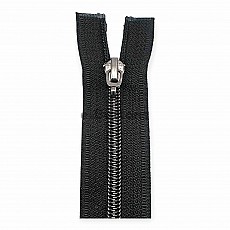 Nylon Coil Zipper 14 cm #5 5,51" Metallic Teeth Jacket Zipper Close End ZPSM0014T10