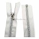 Nylon Coil Zipper 35 cm #5 13,78" Metallic Teeth Jacket Zipper Open End - Separeted ZPSM0035T10