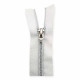 Nylon Coil Zipper 45 cm #5 17,71" Metallic Teeth Jacket Zipper Open End - Separeted ZPSM0045T10 Nylon Coil Zipper 45 cm #5 17,71" Metallic Teeth Jacket Zipper Open End - Separeted ZPSM0045T10