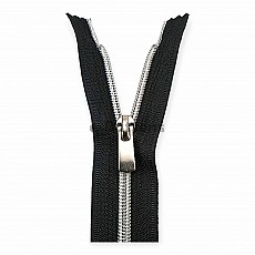 Nylon Coil Zipper 55 cm #5 21,66" Metallic Teeth Jacket Zipper Open End - Separeted ZPSM0055T10