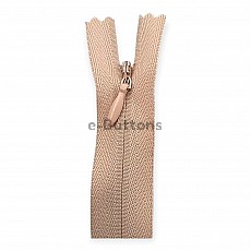 60 cm 23.60" Hidden Zipper Cloth Cream 362 Closed End ZP6013PROMO
