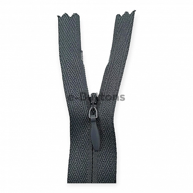 60 cm 23.60" Hidden Zipper Cloth Grey 538 Closed End ZP6015PROMO