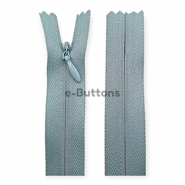 Invisible Zipper 60 cm 23.60" Cloth L. Grey 444 Closed End ZP6016PROMO