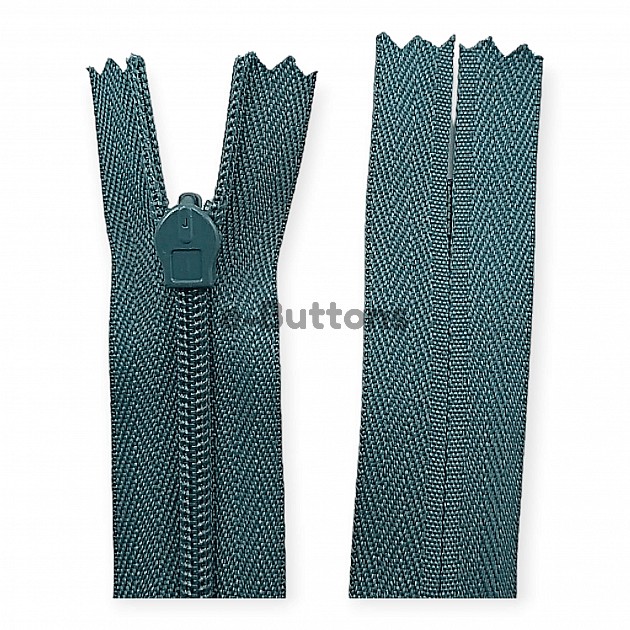 Invisible Zipper 60 cm 23.60" Cloth Blue - Grey 547 Closed End ZP6017PROMO