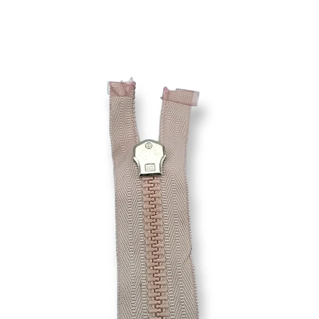 80 cm Kemik Fermuar T9 Metal Diş Görünümlü Kaplama Dişli Açık Uçlu - Separe ZPK0080T9MGK