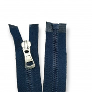 Chunky Zips 85 cm, 33,47" #9 Metal Teeth Imatation Open End - Separe ZPK0085T9MG