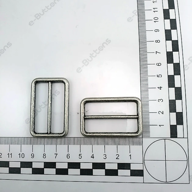 Adjustment Buckle 4 cm - 1,57" Rectangular Metal Special Production MG004CUP16