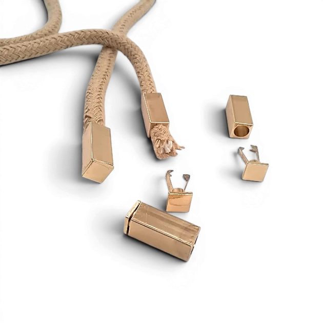 Easy Apply Cord End Tip for Bags and Garments 5 mm Opening