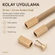 Kolay Uygulanabilir Şık Kıskaçlı Metal Bağ Ucu 18 mm / 4,5 mm Kordon Girişli GM0005, çanta ve giyim ürünlerinde kordon