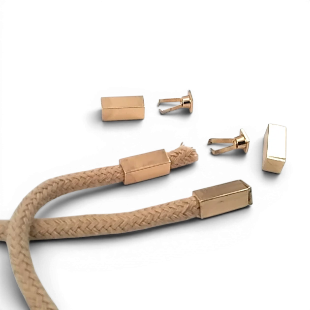 Easy Apply Cord End Tip for Bags and Garments 5 mm Opening