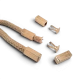 Easy Apply Cord End Tip for Bags and Garments 5 mm Opening