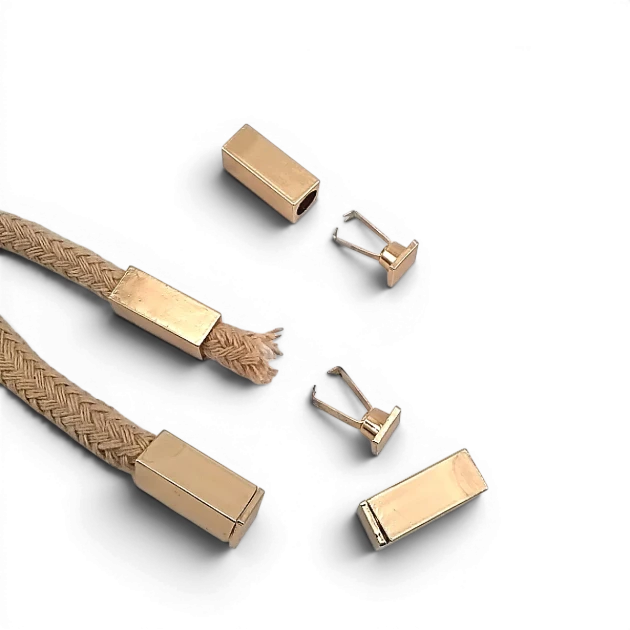 Easy Apply Cord End Tip for Bags and Garments 5 mm Opening