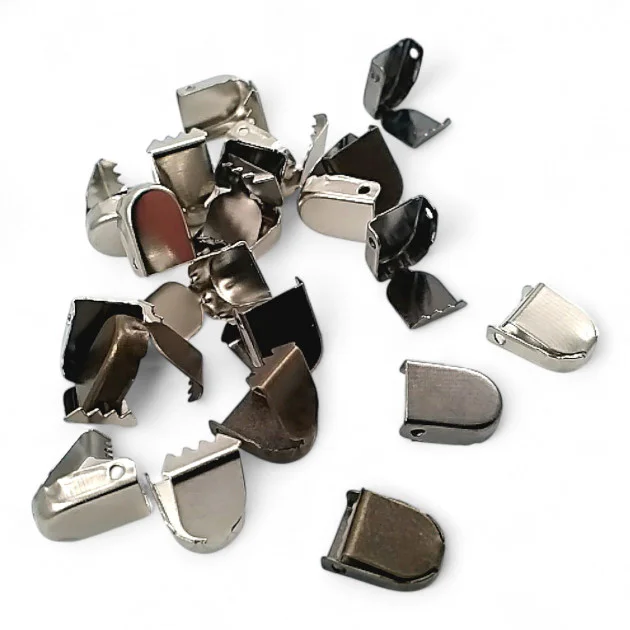 Clamp Metal Cord End 9,5mm x 7mm H00002