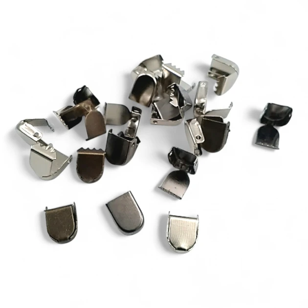 Clamp Metal Cord End 9,5mm x 7mm H00002