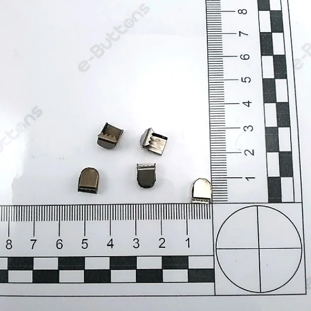 Clamp Metal Cord End 9,5mm x 7mm H00002