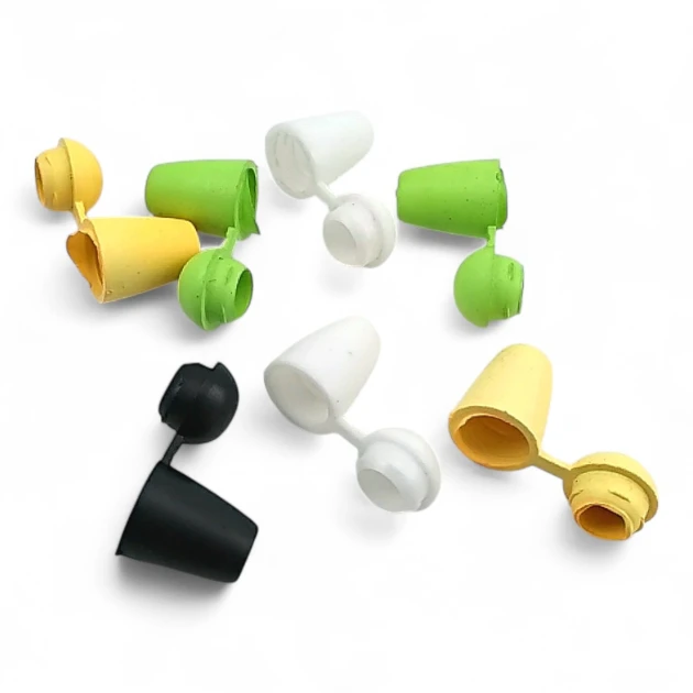 Bağ Ucu Plastik Kapaklı 5 mm Kordon Girişli Çan Model - Armut Model H002810