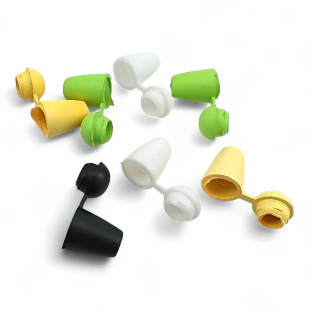 Bağ Ucu Plastik Kapaklı 5 mm Kordon Girişli Çan Model - Armut Model H002810