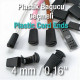 Plastic Cord Ends Compression - Interlocking Big Size H003022