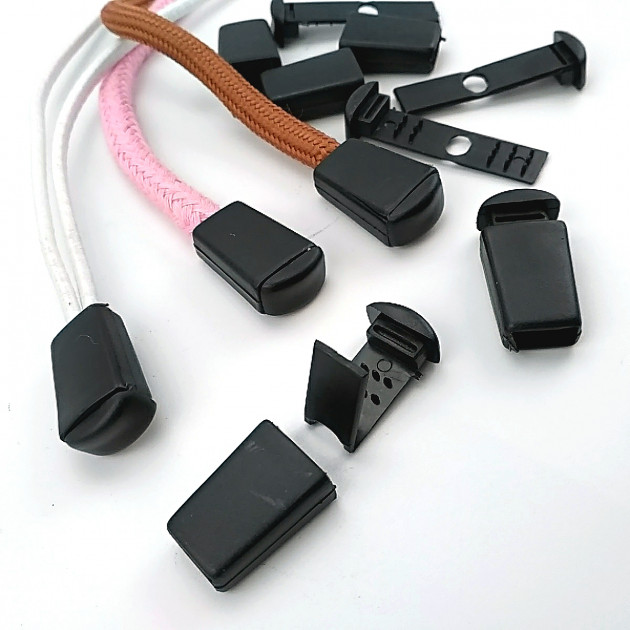 Plastic Cord Ends Compression - Interlocking Big Size H003022