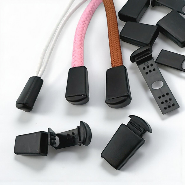 Plastic Cord Ends Compression - Interlocking Big Size H003022