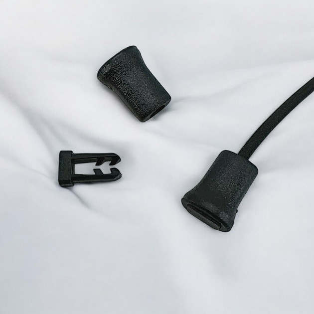 Plastic Cord End Compression - Interlocking Aesthetic Model H009006