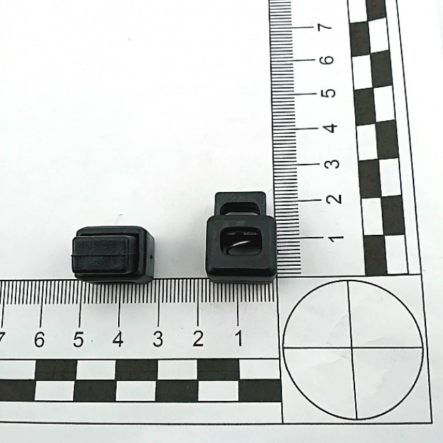 Dikdörtgen Plastik Mayın Stoper 9,5x6 mm Delik Çaplı Tek Delikli Üstten Basmalı H000104