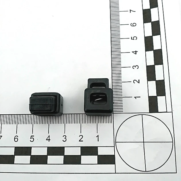 Plastic Mine Stopper 9,5x6 mm Hole Diameter Single Hole Rectangular Top Push H000104