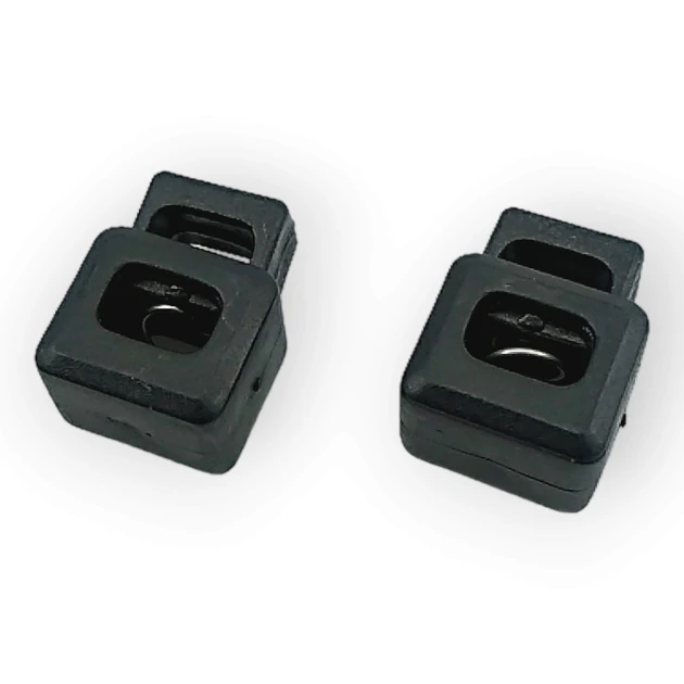 Plastic Mine Stopper 9,5x6 mm Hole Diameter Single Hole Rectangular Top Push H000104