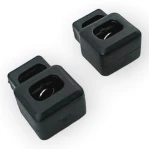 Plastic Mine Stopper 9,5x6 mm Hole Diameter Single Hole Rectangular Top Push H000104