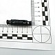 Two Holes Plastic Stopper Interlocking 4 mm Hole Diameter Double Pressing From Top - Bottom H001111
