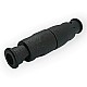 Two Holes Plastic Stopper Interlocking 4 mm Hole Diameter Double Pressing From Top - Bottom H001111