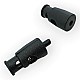 Two Holes Plastic Stopper Interlocking 4 mm Hole Diameter Double Pressing From Top - Bottom H001111