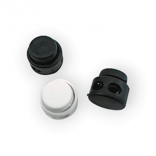 Plastic Stopper Two Hole 6 mm Hole Diameter Mine Stopper - Top Press H001707