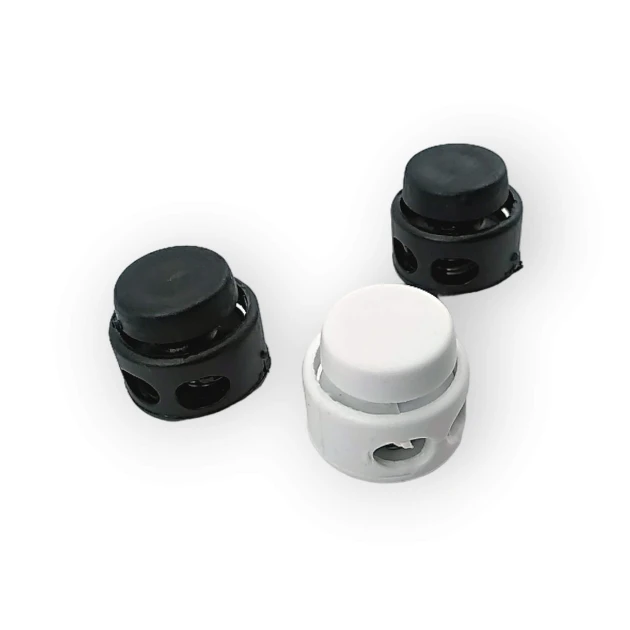 Plastic Stopper Two Hole 6 mm Hole Diameter Mine Stopper - Top Press H001707