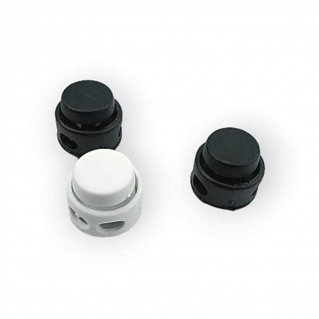 Plastic Stopper Two Hole 6 mm Hole Diameter Mine Stopper - Top Press H001707