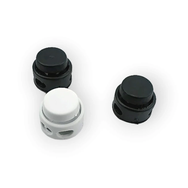 Plastic Stopper Two Hole 6 mm Hole Diameter Mine Stopper - Top Press H001707