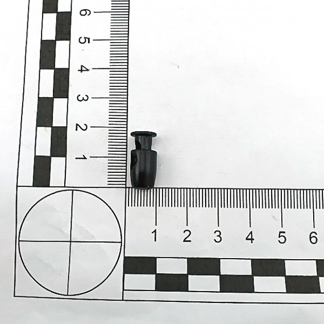 Plastic Stopper Single Hole 3 mm Hole Diameter Top Press - Plain Model H002101