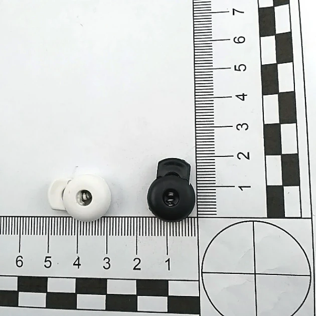 Plastic Stopper 4 mm Hole Diameter Single Hole Top Press - Round Model H002121