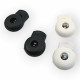 Plastic Stopper 4 mm Hole Diameter Single Hole Top Press - Round Model H002121
