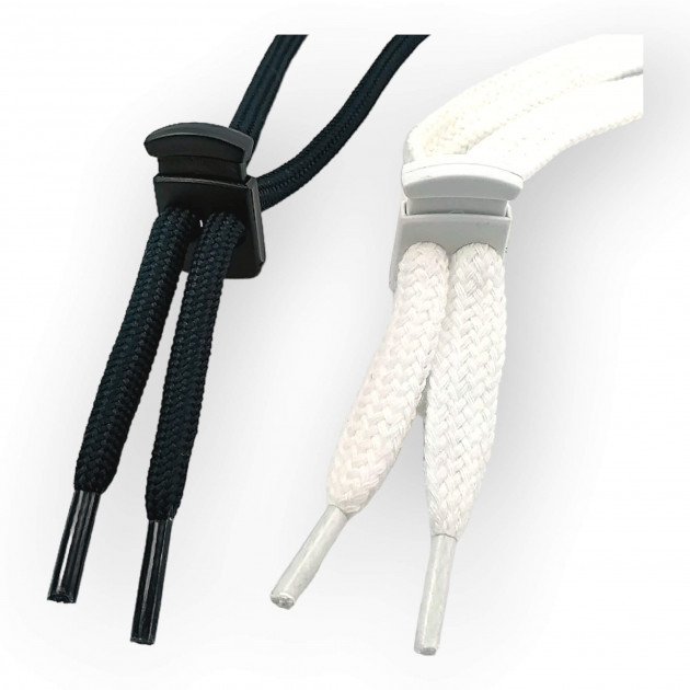 Plastic Stopper Two Hole 6 mm Hole Diameter Top Press - Rectangular Model H002301