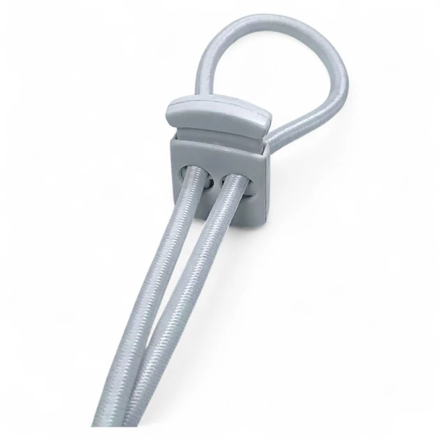 Plastic Stopper Two Hole 6 mm Hole Diameter Top Press - Rectangular Model H002301