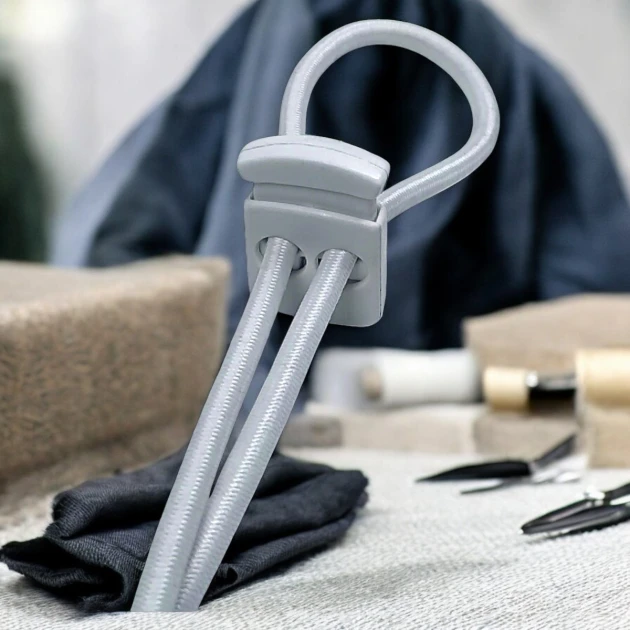 Plastic Stopper Two Hole 6 mm Hole Diameter Top Press - Rectangular Model H002301